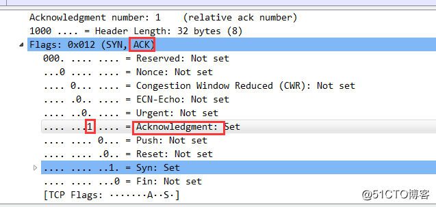 关于TCP协议中三次握手中的ACK和Ack number的区别