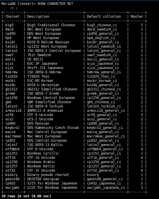 Linux自学笔记MariaDB基础