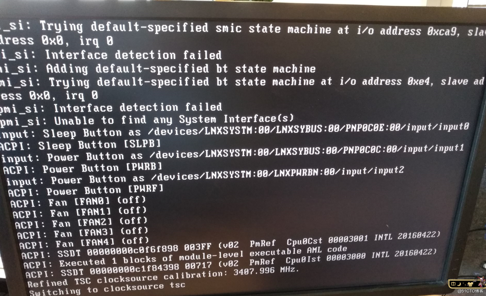 安装CentOS 6.5时出现detecting hardware然后就停止不动解决