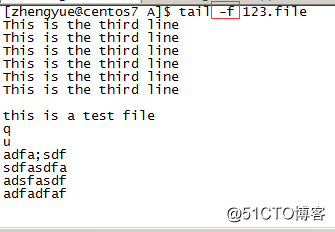 Linux文本查看命令之tail