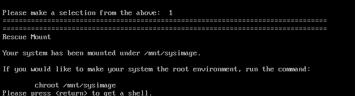 Centos7更改root密码