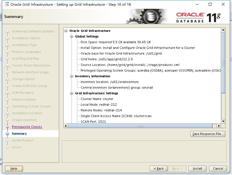 rhel7.4安装oracle 11G 11.2.0.4.0 RAC