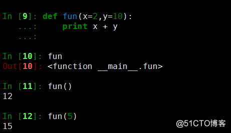 函数定义、函数的参数、函数的默认参数
