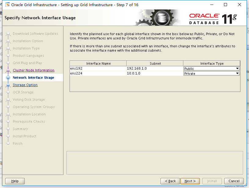 rhel7.4安装oracle 11G 11.2.0.4.0 RAC