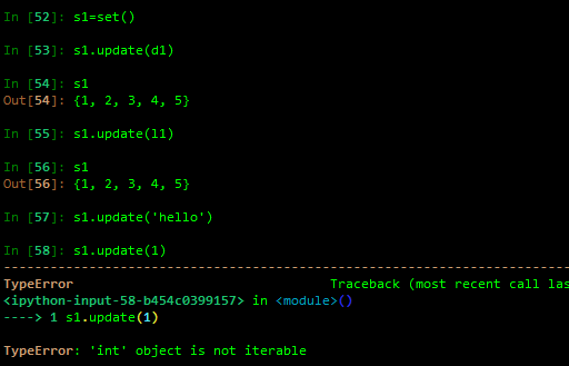 Python之集合、函数