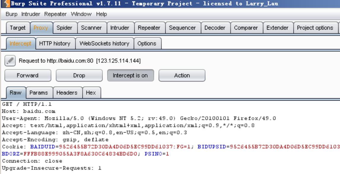 burpsuite 本地抓包配置