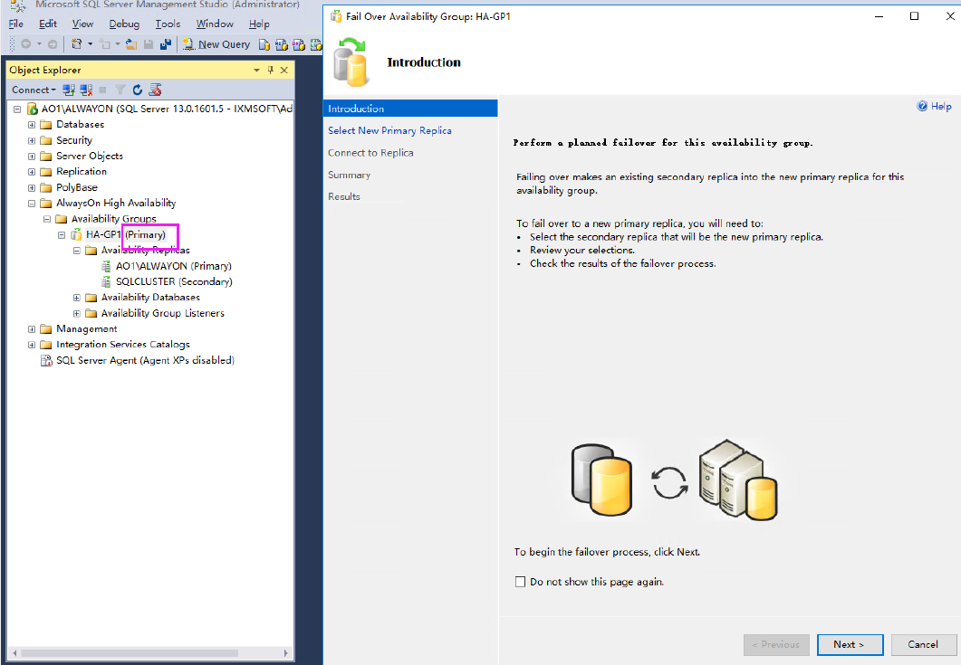 SQL Server 2016 Failover + ALwaysOn