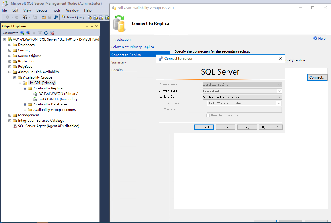 SQL Server 2016 Failover + ALwaysOn