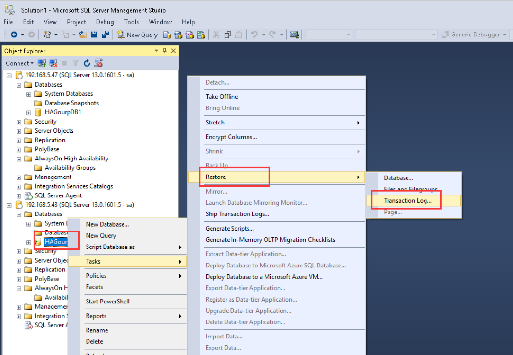 SQL Server 2016 Failover + ALwaysOn