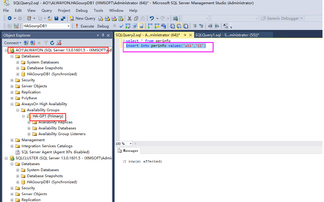 SQL Server 2016 Failover + ALwaysOn