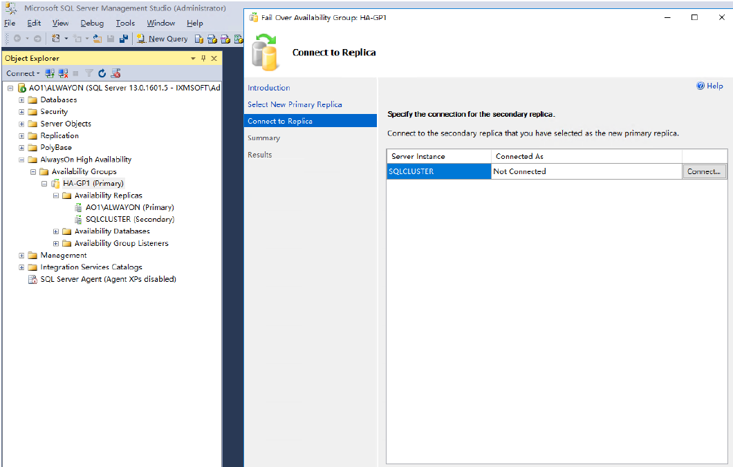 SQL Server 2016 Failover + ALwaysOn