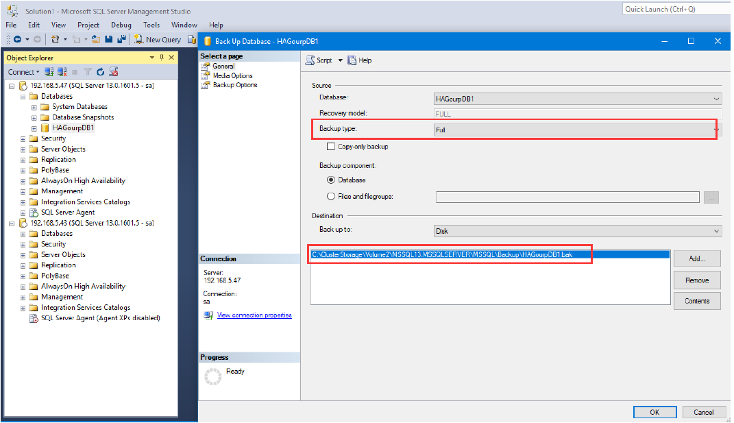 SQL Server 2016 Failover + ALwaysOn