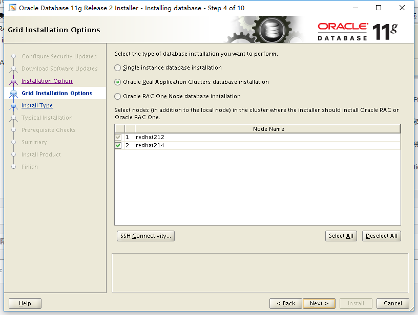 rhel7.4安装oracle 11G 11.2.0.4.0 RAC