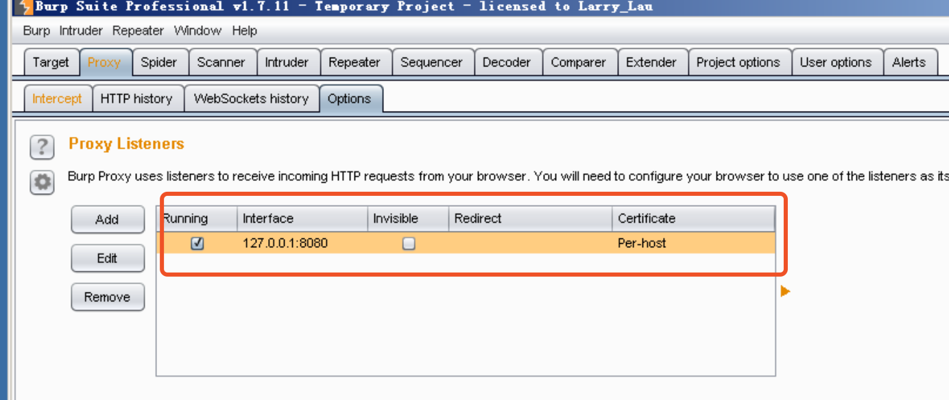 burpsuite 本地抓包配置