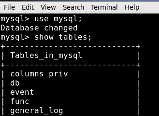 mysql数据库基本命令