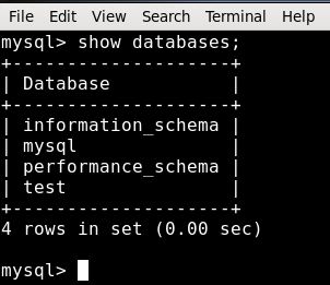 mysql数据库基本命令