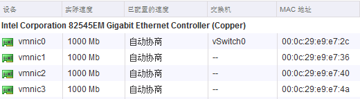 创建并管理esxi网络