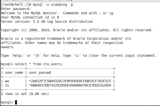 MySQL的安装及基础命令