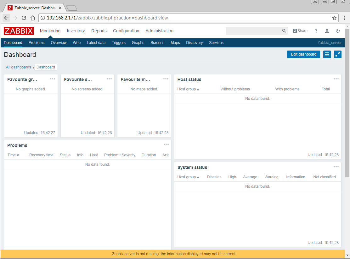 在CentOS 7.4 搭建zabbix 3.4 监控系统