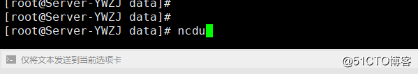 ncdu 查看目录下一级文件的大小