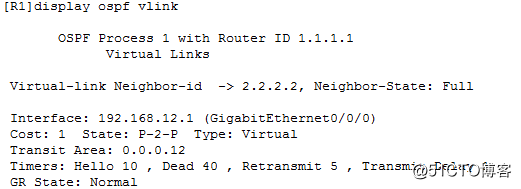 小型公司案例-配置OSPF实现不连续区域网络通信