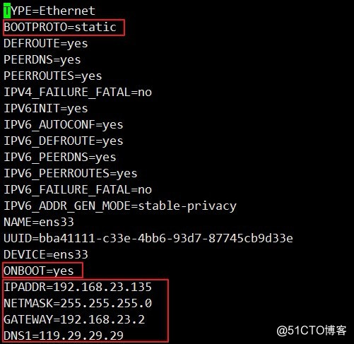 Linux学习笔记(五)---centos7系统静态IP地址配置