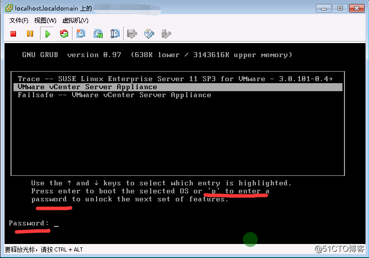 关于linux版vcenter6.0重置root密码问题