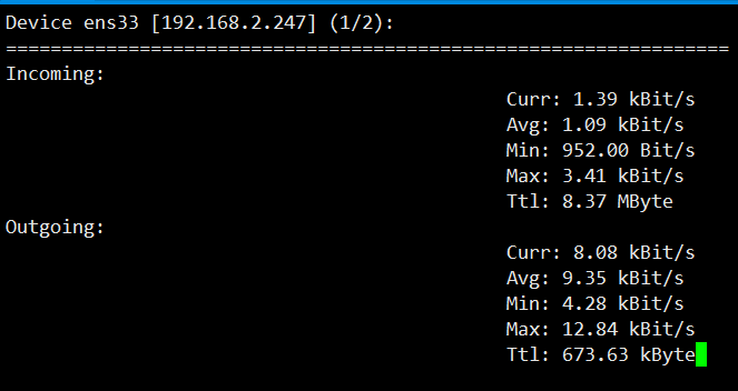 Linux系统管理初步（一）w、vmstat、top、sar、nload命令