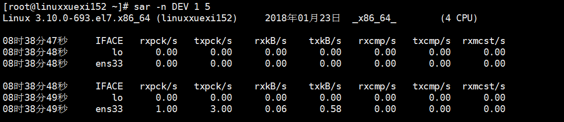 Linux系统管理初步（一）w、vmstat、top、sar、nload命令