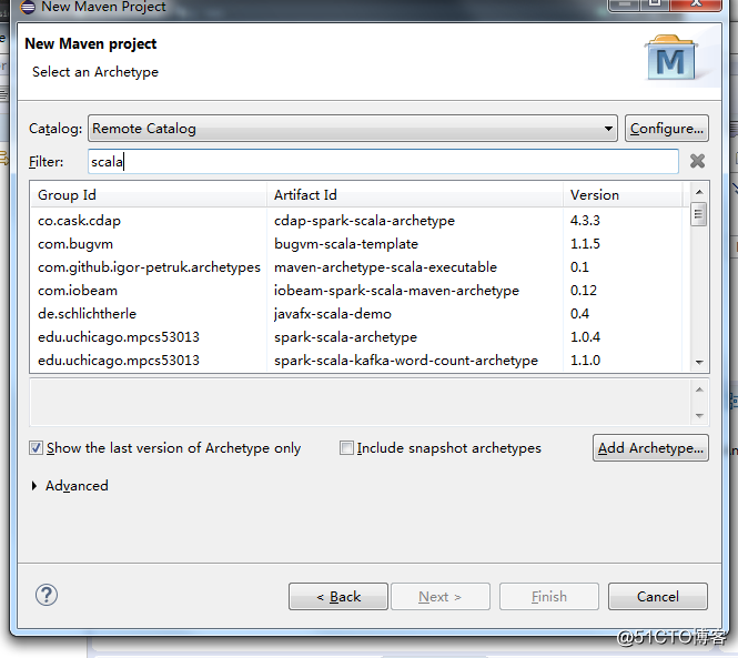 Eclipse 创建Maven scala 项目安装并解决加载项目类型慢的问题