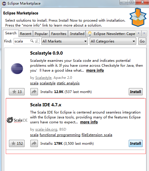 Eclipse 创建Maven scala 项目安装并解决加载项目类型慢的问题