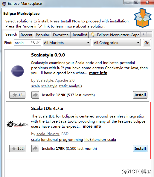 Eclipse 創建Maven scala 項目安裝並解決加載項目類型慢的問題