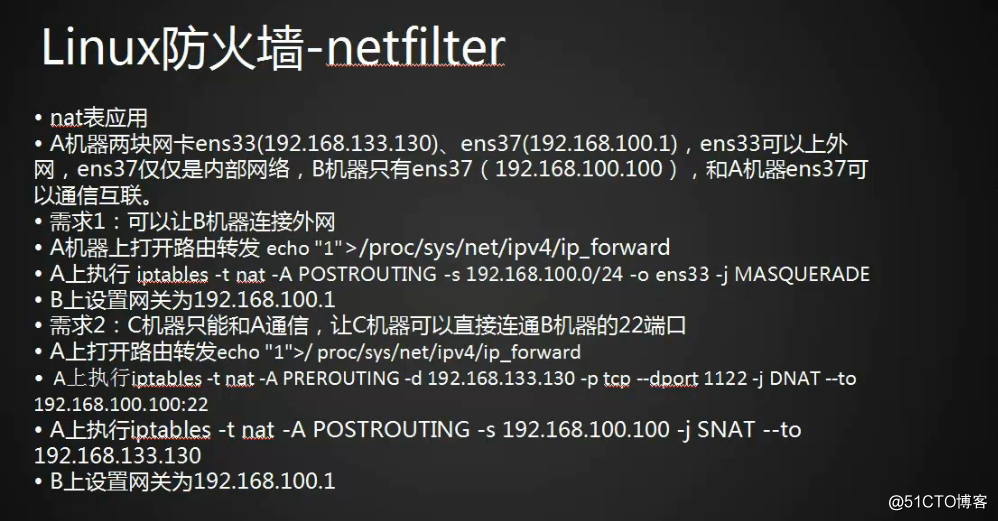 10.15iptables filter表案例10.16-10.18iptables nat表应用