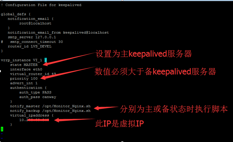 Linux Nginx+keepalived负载+高可用