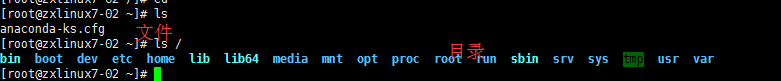系统目录结构，ls，alias