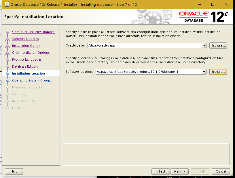 linux6.5安装oracle数据库12c