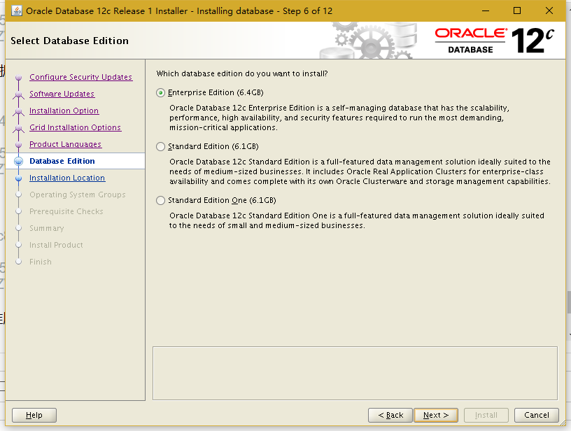 linux6.5安装oracle数据库12c