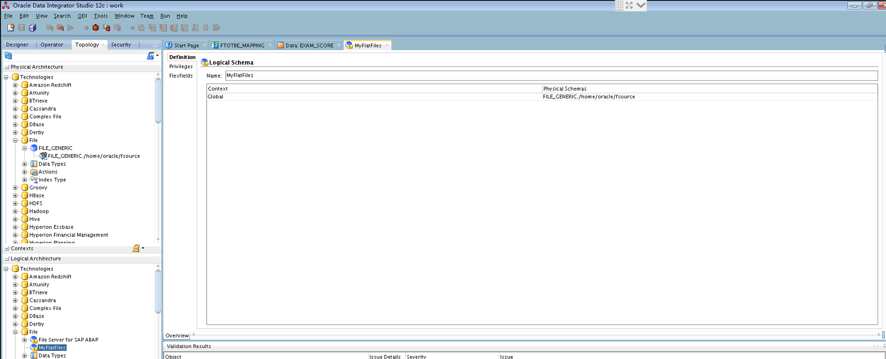 Loading Data From File To Table By ODI 12c