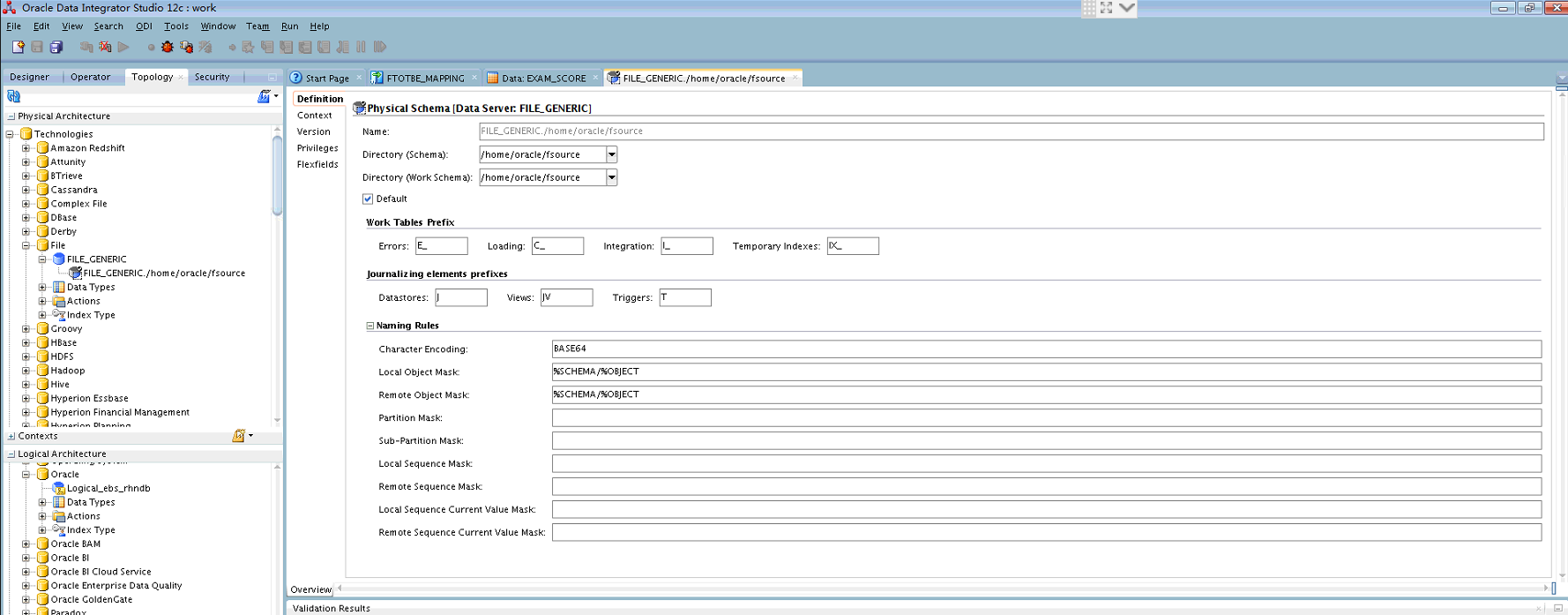 Loading Data From File To Table By ODI 12c