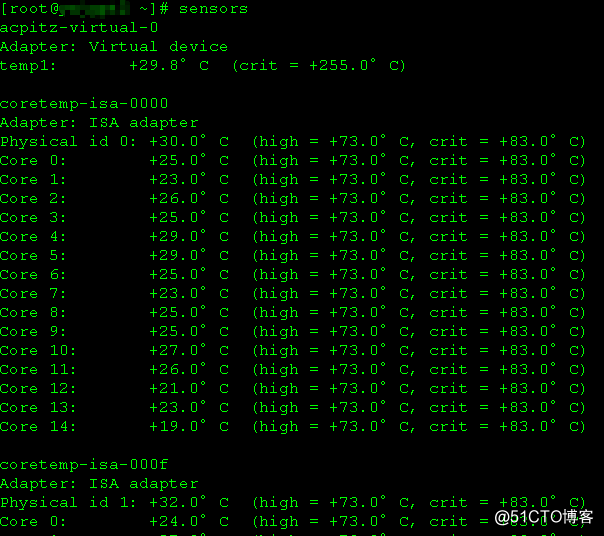 簡單幾步使用zabbix監控Linux物理服務器CPU溫度