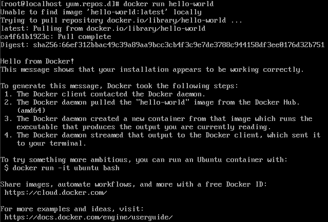 CentOS7安装Docker