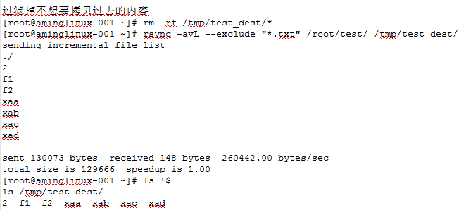 rsync