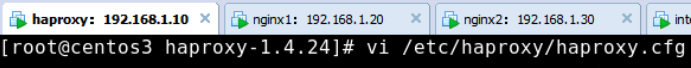 haproxy搭建web群集