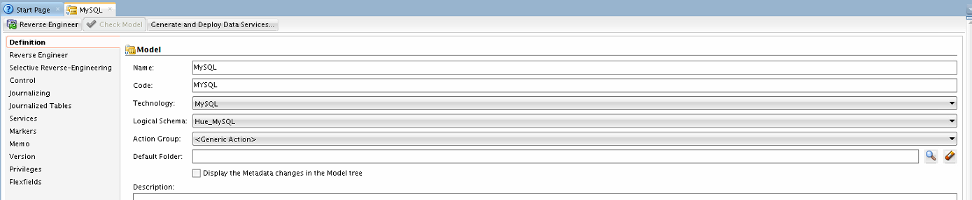 ETL MySQL in Oracle ODI 12c