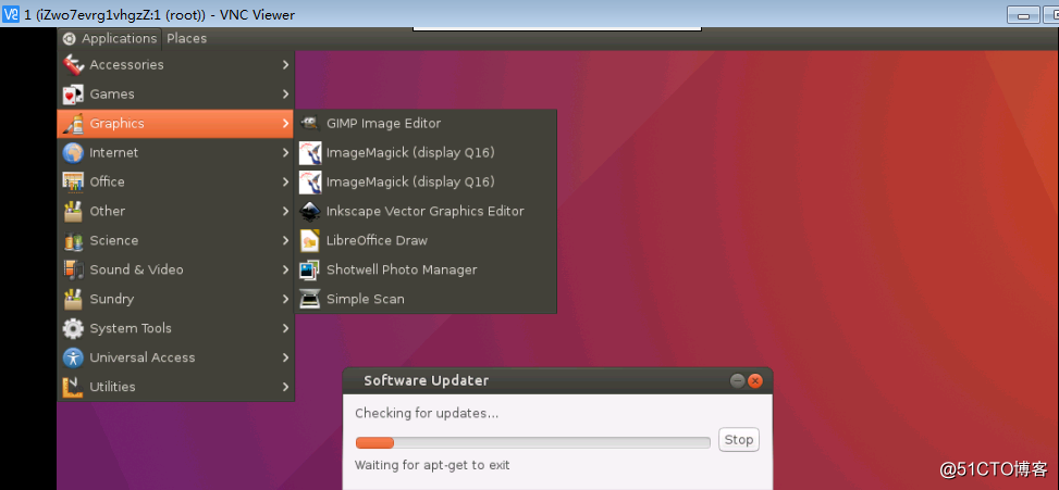 windows 使用vnc圖形化界面遠程連接阿裏雲ubuntu 16.04雲服務器