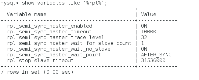 mysql半同步复制