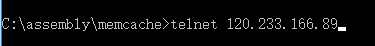 windows下使用telnet登陆到远程主机