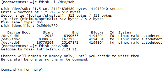 Linux磁盘分区之fdisk命令