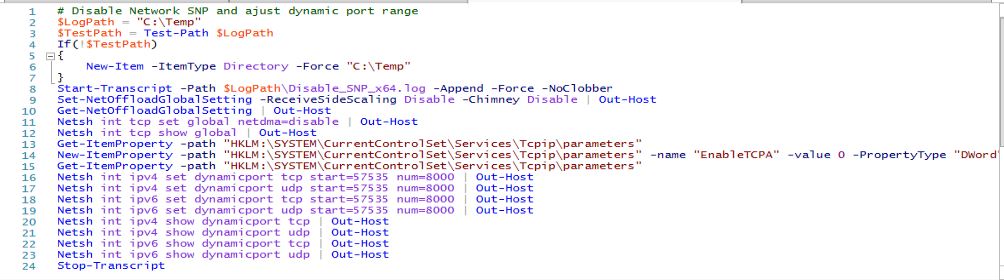 Windows 2012 R2 Configuration Scripts