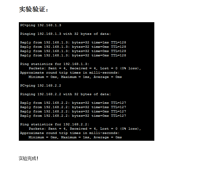 CISCO网络基础小实验第五节